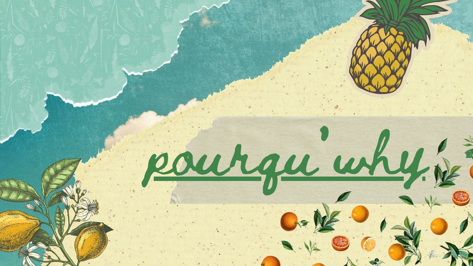 Pourqu’why | Fruits and vegetables in summer